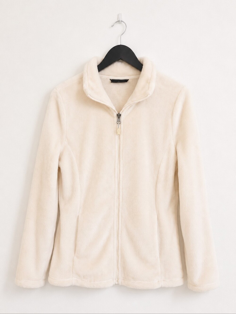 •Heatkeep Cream Full-Zip Faux Fur Jacket